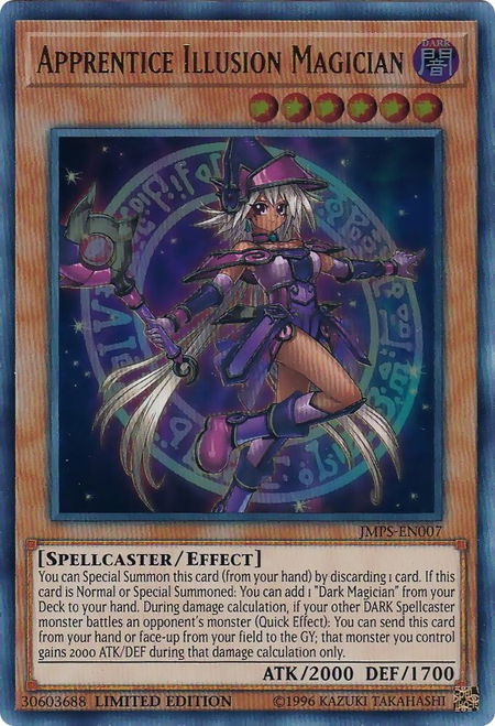 Apprentice Illusion Magician (JMPS-EN007) - Shonen Jump Magazine Promos YuGiOh trading card