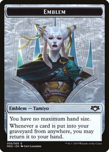 Emblem - Tamiyo, the Moon Sage - Mythic Edition: Ravnica Allegiance (MED2) #R5 - Token Magic: The Gathering Trading Card