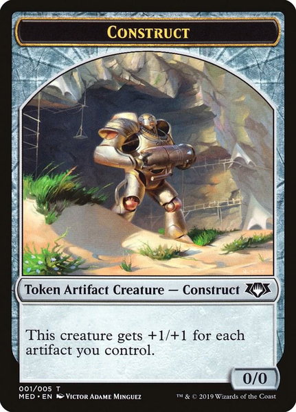 Construct Token (001) - Mythic Edition: Ravnica Allegiance Magic: The Gathering trading card