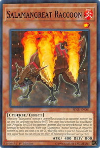 Salamangreat Raccoon - Structure Deck: Soulburner (SDSB) #SDSB-EN001 - Common / Short Print YuGiOh Trading Card