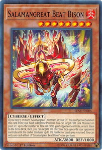 Salamangreat Beat Bison - Structure Deck: Soulburner (SDSB) #SDSB-EN006 - Common / Short Print YuGiOh Trading Card