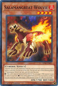 Salamangreat Wolvie - Structure Deck: Soulburner (SDSB) #SDSB-EN011 - Common / Short Print YuGiOh Trading Card