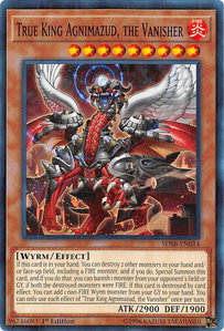 True King Agnimazud, the Vanisher - Structure Deck: Soulburner (SDSB) #SDSB-EN014 - Common / Short Print YuGiOh Trading Card