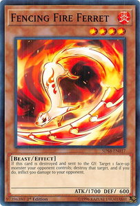 Fencing Fire Ferret - Structure Deck: Soulburner (SDSB) #SDSB-EN017 - Common / Short Print YuGiOh Trading Card