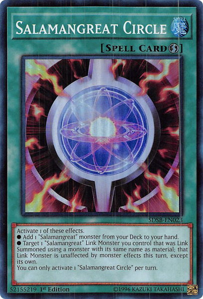 Salamangreat Circle trading card from Structure Deck: Soulburner Salamangreat Circle - Structure Deck: Soulburner YuGiOh trading card