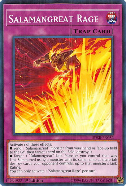 Salamangreat Rage - Structure Deck: Soulburner YuGiOh trading card