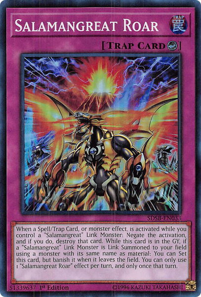 Salamangreat Roar trading card from Structure Deck: Soulburner Salamangreat Roar - Structure Deck: Soulburner YuGiOh trading card