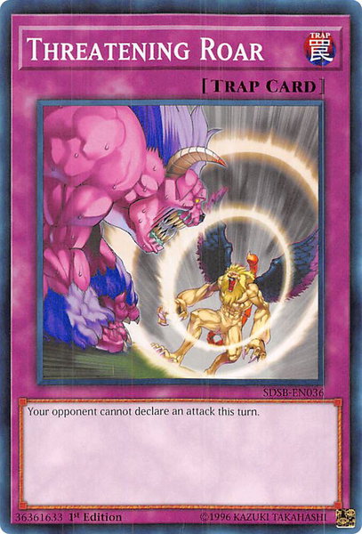 Threatening Roar - Structure Deck: Soulburner YuGiOh trading card