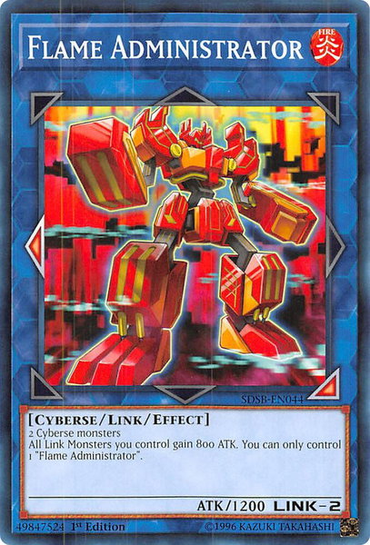 Flame Administrator - Structure Deck: Soulburner YuGiOh trading card