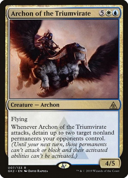 Archon of the Triumvirate - Ravnica Allegiance: Guild Kits Magic: The Gathering trading card