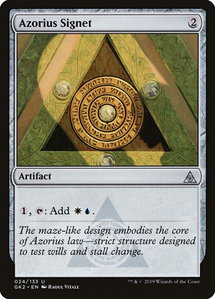 Azorius Signet - Ravnica Allegiance: Guild Kits (GK2) #24 - Uncommon Magic: The Gathering Trading Card