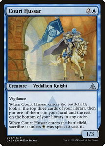 Court Hussar - Ravnica Allegiance: Guild Kits (GK2) #5 - Uncommon Magic: The Gathering Trading Card