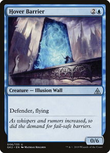 Hover Barrier - Ravnica Allegiance: Guild Kits (GK2) #6 - Uncommon Magic: The Gathering Trading Card