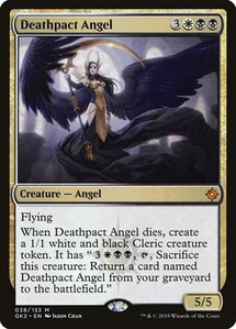 Deathpact Angel - Ravnica Allegiance: Guild Kits (GK2) #38 - Mythic Rare Magic: The Gathering Trading Card