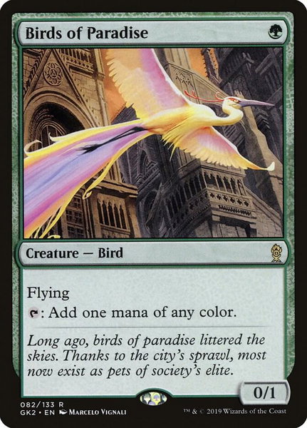 Birds of Paradise - Ravnica Allegiance: Guild Kits Magic: The Gathering trading card