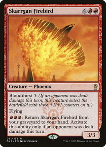 Skarrgan Firebird - Ravnica Allegiance: Guild Kits (GK2) #81 - Rare Magic: The Gathering Trading Card