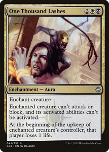 One Thousand Lashes - Ravnica Allegiance: Guild Kits (GK2) #41 - Uncommon Magic: The Gathering Trading Card