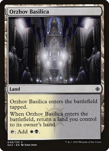 Orzhov Basilica - Ravnica Allegiance: Guild Kits (GK2) #49 - Common Magic: The Gathering Trading Card