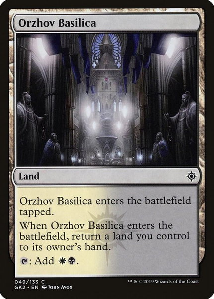 Orzhov Basilica - Ravnica Allegiance: Guild Kits Magic: The Gathering trading card