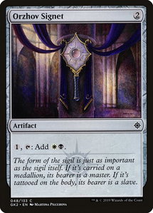 Orzhov Signet - Ravnica Allegiance: Guild Kits (GK2) #48 - Common Magic: The Gathering Trading Card