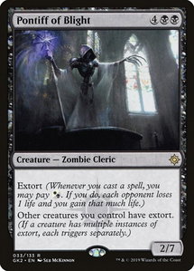 Pontiff of Blight - Ravnica Allegiance: Guild Kits (GK2) #33 - Rare Magic: The Gathering Trading Card