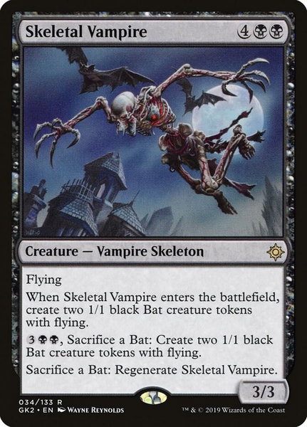 Skeletal Vampire - Ravnica Allegiance: Guild Kits Magic: The Gathering trading card