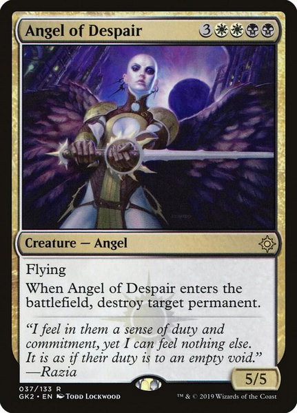 Angel of Despair - Ravnica Allegiance: Guild Kits Magic: The Gathering trading card