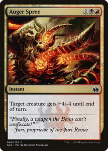 Auger Spree - Ravnica Allegiance: Guild Kits (GK2) #60 - Common Magic: The Gathering Trading Card