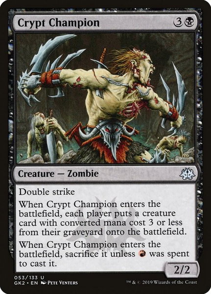 Crypt Champion - Ravnica Allegiance: Guild Kits Magic: The Gathering trading card