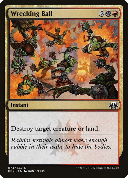 Wrecking Ball - Ravnica Allegiance: Guild Kits Magic: The Gathering trading card