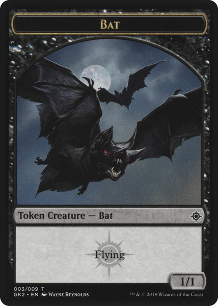 Bat // Spirit (010) Double-Sided Token trading card from Ravnica Allegiance: Guild Kits Bat // Spirit (010) Double-Sided Token - Ravnica Allegiance: Guild Kits Magic: The Gathering trading card