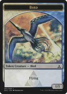 Bird // Sphinx Double-Sided Token - Ravnica Allegiance: Guild Kits (GK2) #1 // 9 - Token Magic: The Gathering Trading Card