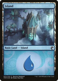 Island - Simic (B10) - Launch Party & Release Event Promos (LARP) #B10 - Promo Magic: The Gathering Trading Card