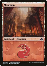Mountain - Rakdos (B06) - Launch Party & Release Event Promos (LARP) #B06 - Promo Magic: The Gathering Trading Card