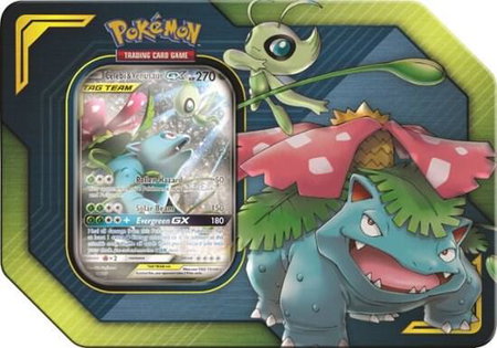TAG TEAM Tin [Celebi & Venusaur GX] - SM - Team Up Pokémon trading card