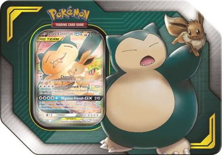 TAG TEAM Tin [Eevee & Snorlax GX] - SM - Team Up Pokémon trading card