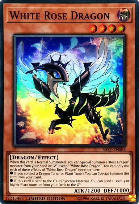 White Rose Dragon - Savage Strike YuGiOh trading card