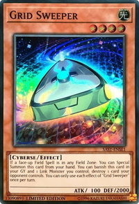 Grid Sweeper - Savage Strike (SAST) #SAST-ENSE1 - Super Rare YuGiOh Trading Card