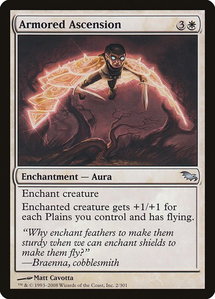 Armored Ascension - Shadowmoor (SHM) #2 - Uncommon Magic: The Gathering Trading Card