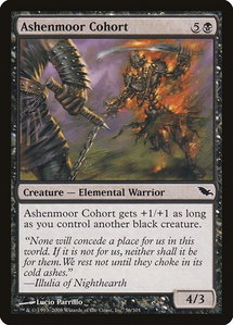 Ashenmoor Cohort - Shadowmoor (SHM) #56 - Common Magic: The Gathering Trading Card