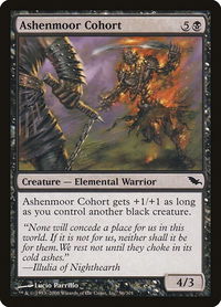Ashenmoor Cohort - Shadowmoor (SHM) #56 - Common Magic: The Gathering Trading Card