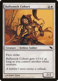 Ballynock Cohort - Shadowmoor (SHM) #3 - Common Magic: The Gathering Trading Card
