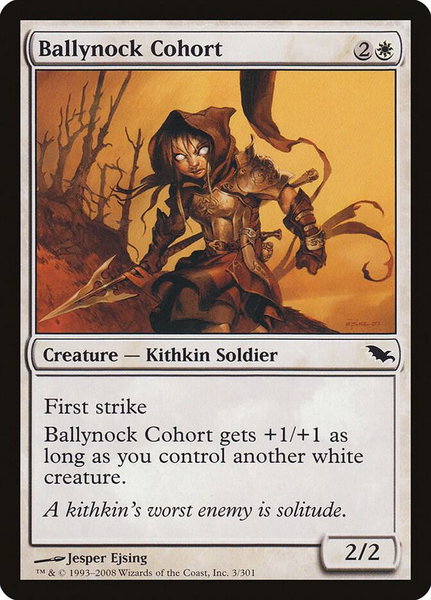 Ballynock Cohort - Shadowmoor Magic: The Gathering trading card