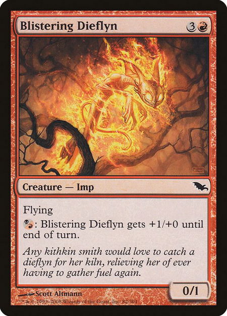 Blistering Dieflyn - Shadowmoor Magic: The Gathering trading card