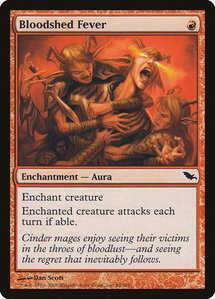 Bloodshed Fever - Shadowmoor (SHM) #84 - Common Magic: The Gathering Trading Card