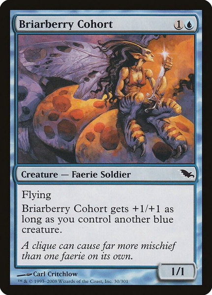 Briarberry Cohort trading card from Shadowmoor Briarberry Cohort - Shadowmoor Magic: The Gathering trading card