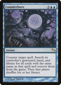 Counterbore - Shadowmoor (SHM) #33 - Rare Magic: The Gathering Trading Card