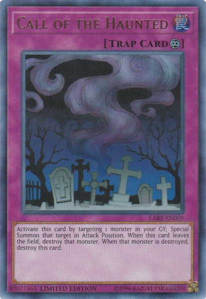 Call of the Haunted trading card from The Lost Art Promotion Call of the Haunted - The Lost Art Promotion YuGiOh trading card