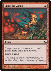 Crimson Wisps - Shadowmoor (SHM) #88 - Common Magic: The Gathering Trading Card