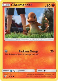 Charmander (Holo Common) - Detective Pikachu (DEP) #4/18 - Common Pokémon Trading Card